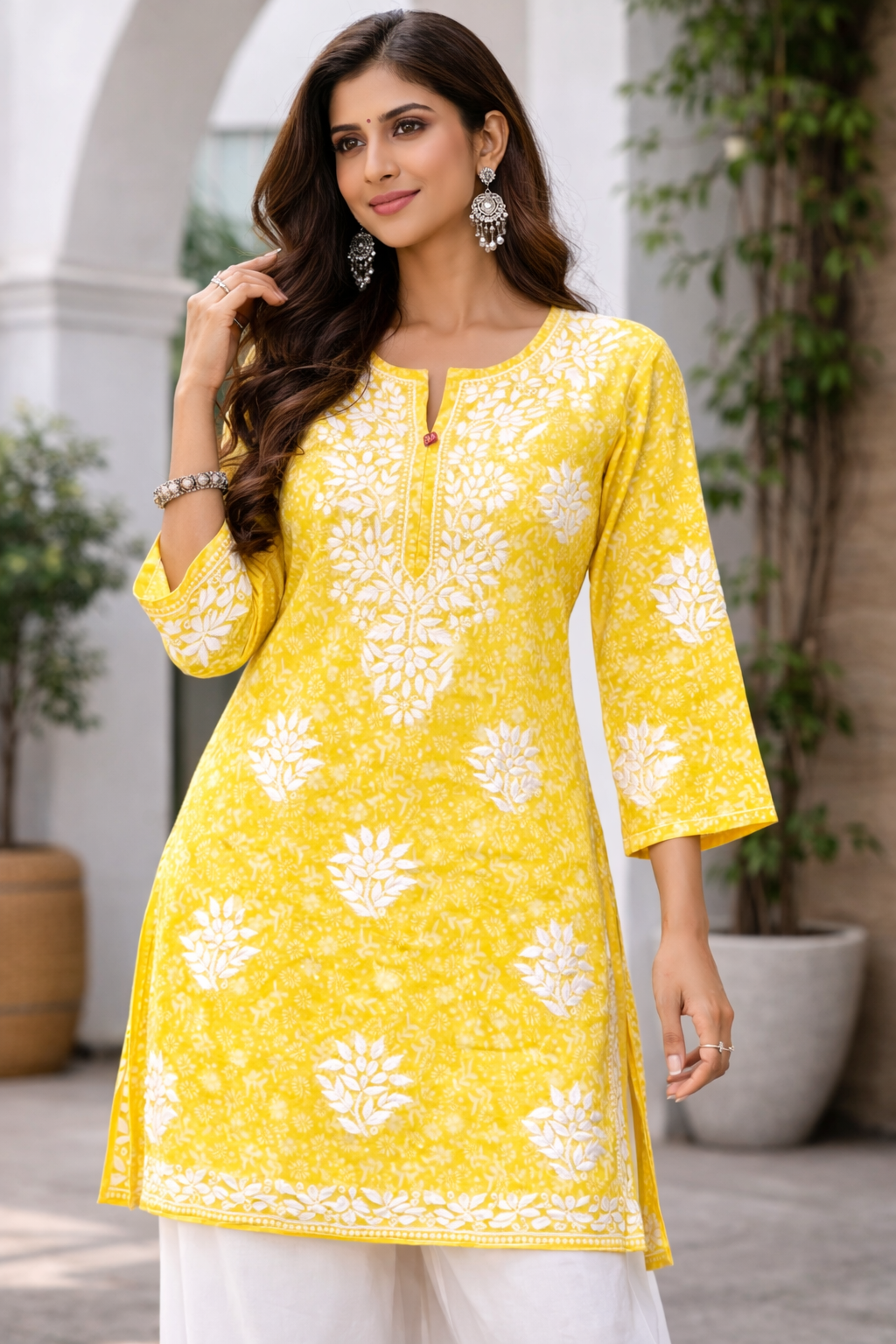 chikankari kurti