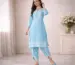 Chikankari Modal Dhoti Kurta Set